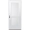Codel Doors 36" x 80" Primed White Shaker Exterior Fiberglass Door 3068RHISPSF2PSHK49161DB - alternate 1